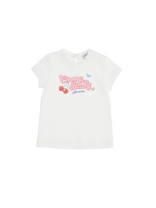 T-shirt jersey stampa ciliegie