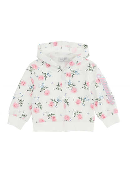 Sweatshirt aus Jersey mit Rosenstrauß-Print
