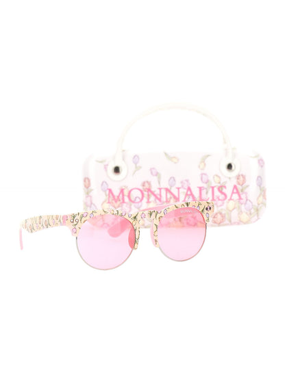 Lunettes de soleil avec tulipes