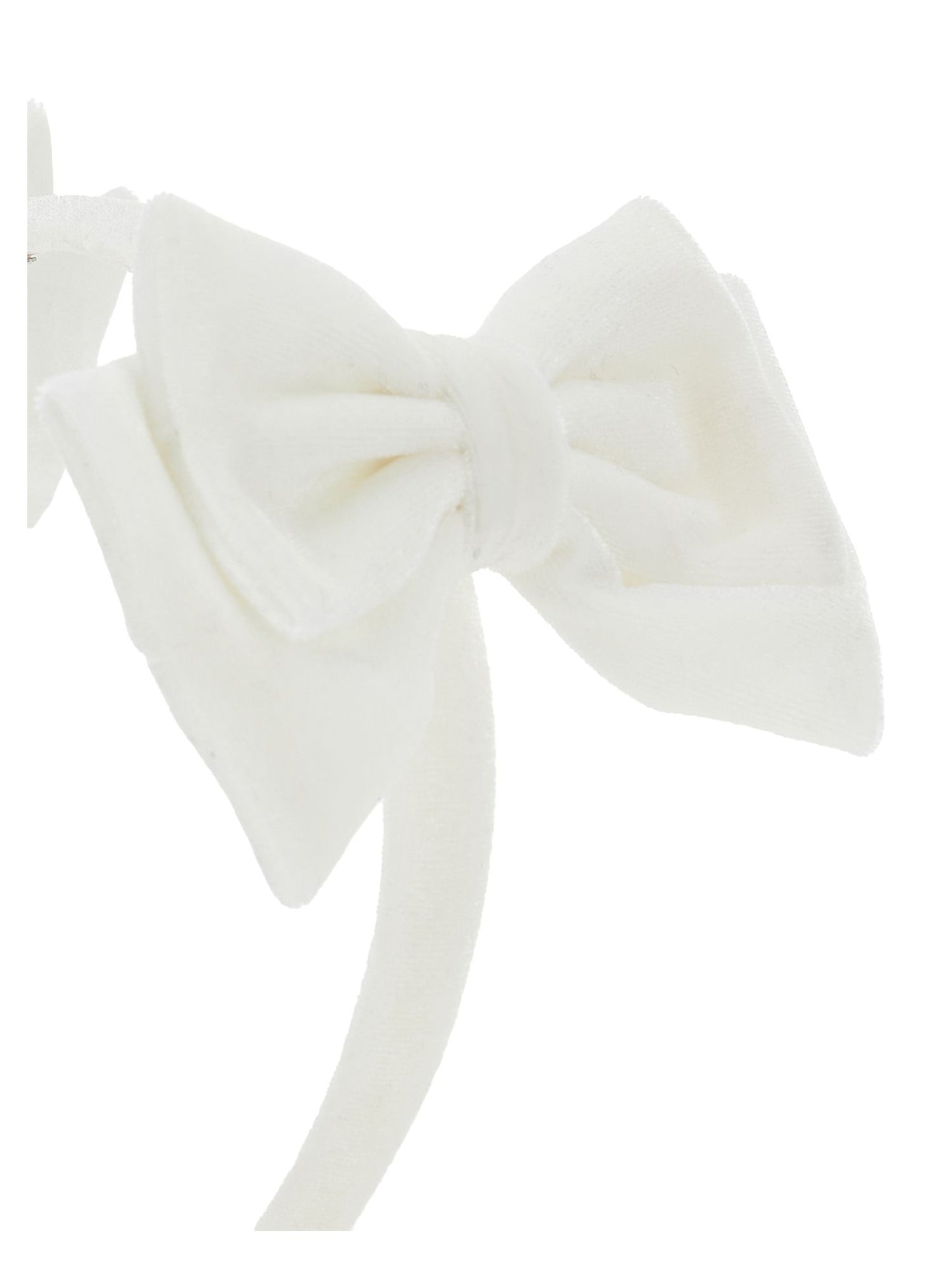 Cerchietto velvet con fiocchi