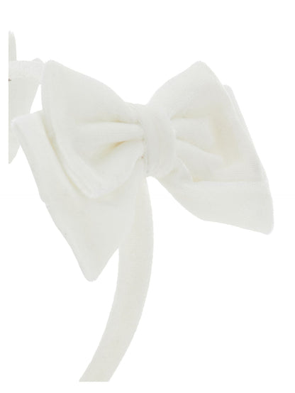 Cerchietto velvet con fiocchi