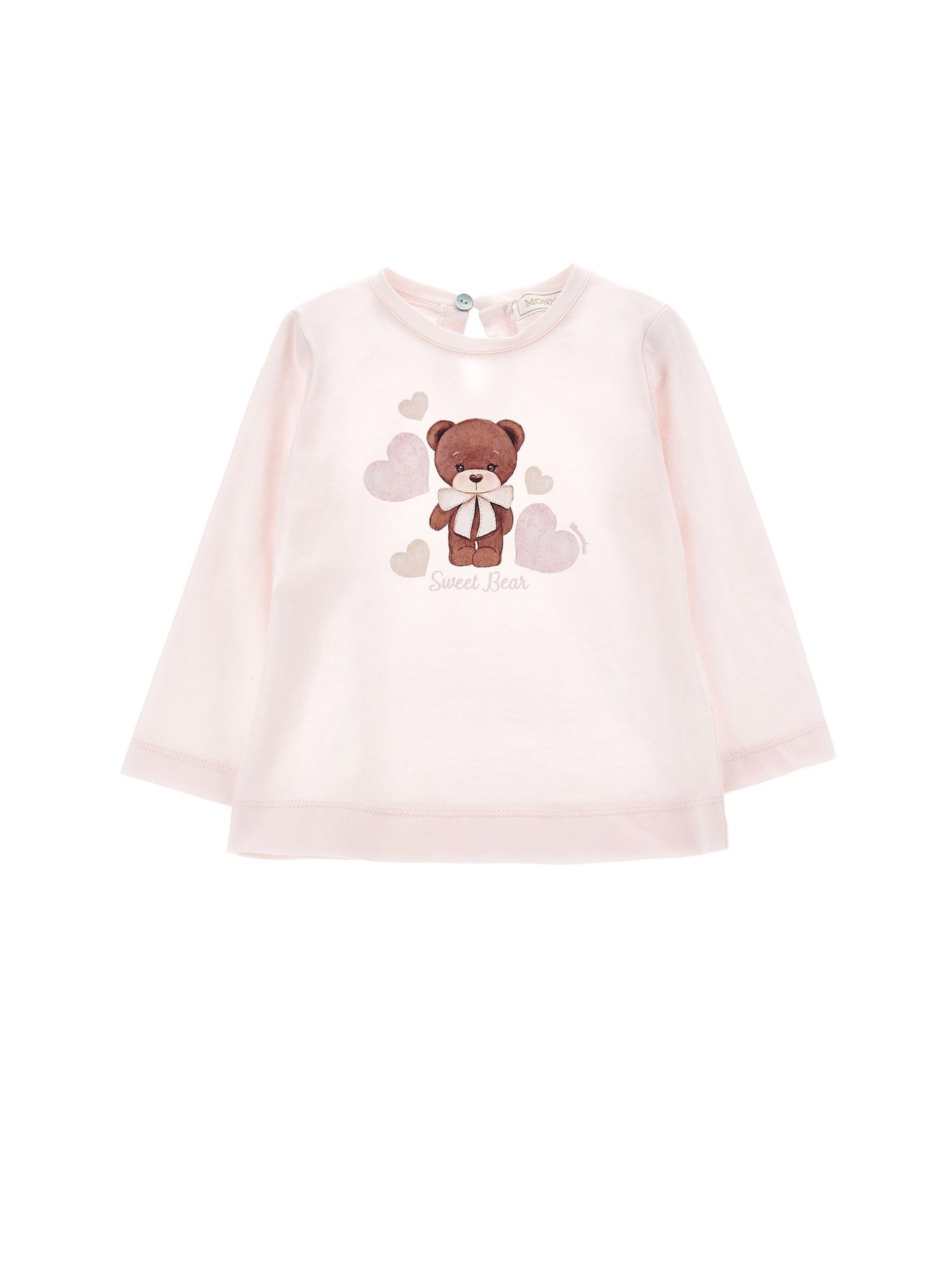 Jersey T-shirt with teddy bear print