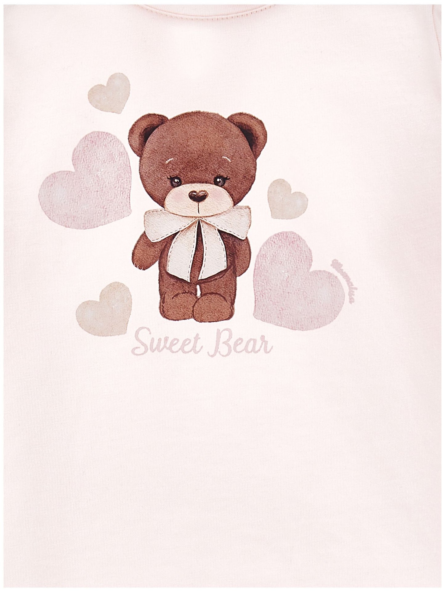Jersey T-shirt with teddy bear print