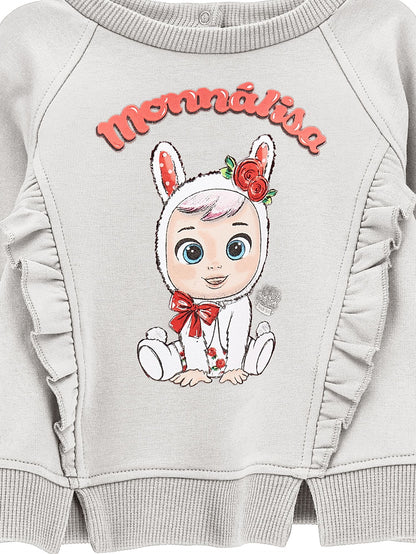 Cry Babies Ruffled Sweatshirt