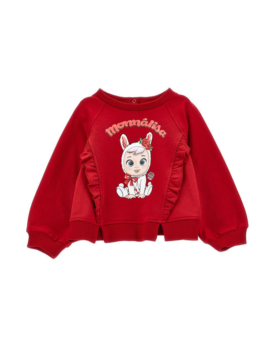 Felpa con rouches Cry Babies