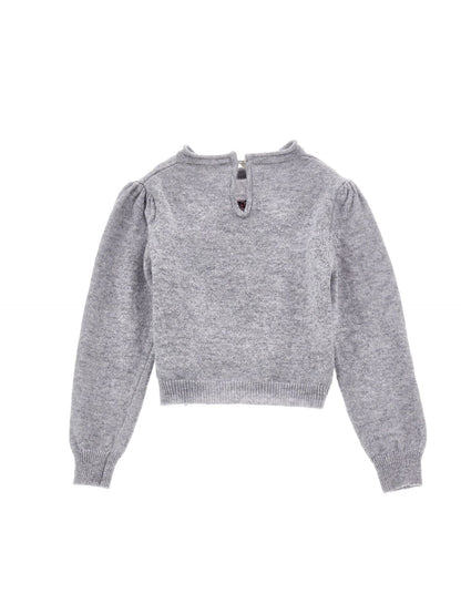 Supersoft sweater with rose