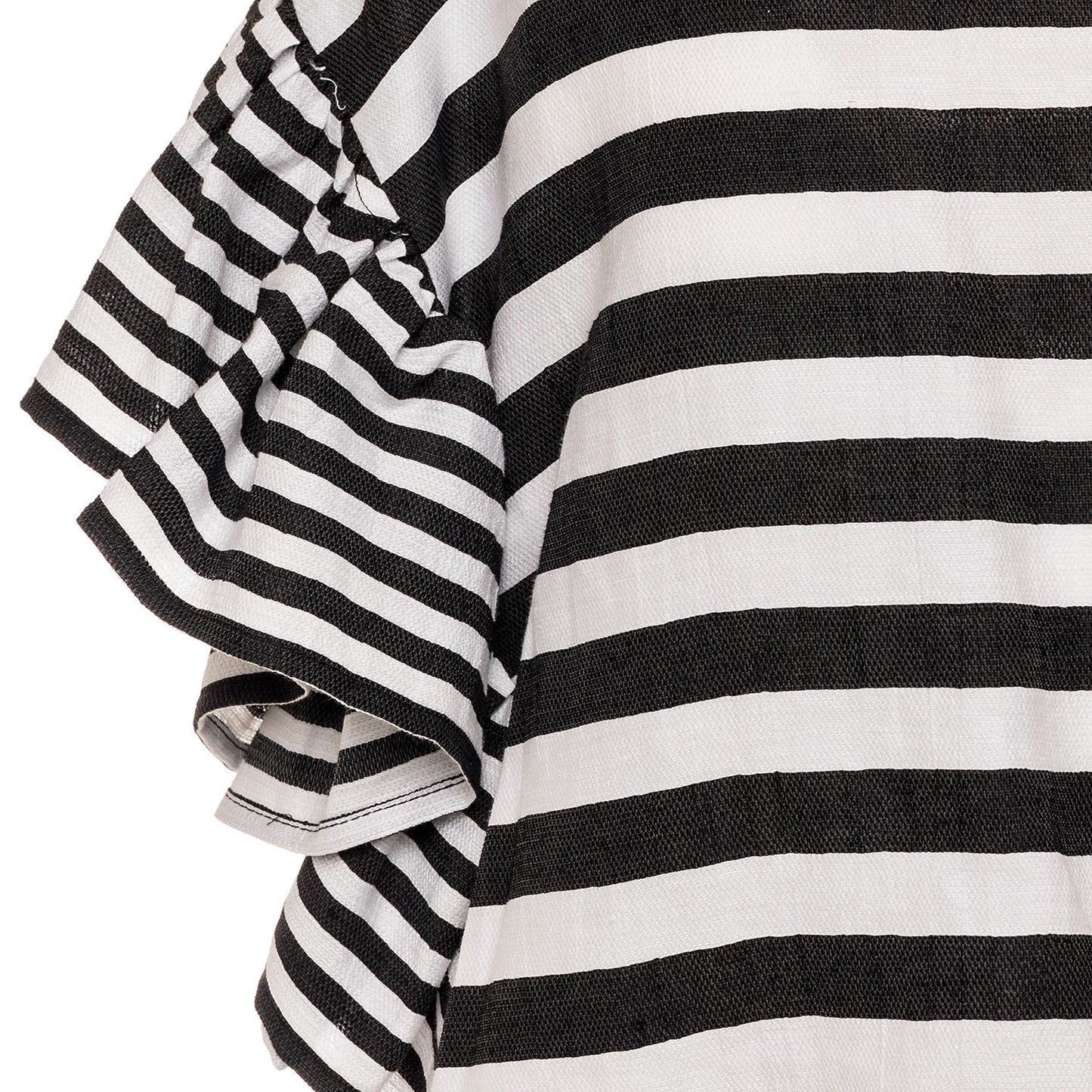 Striped piquet top