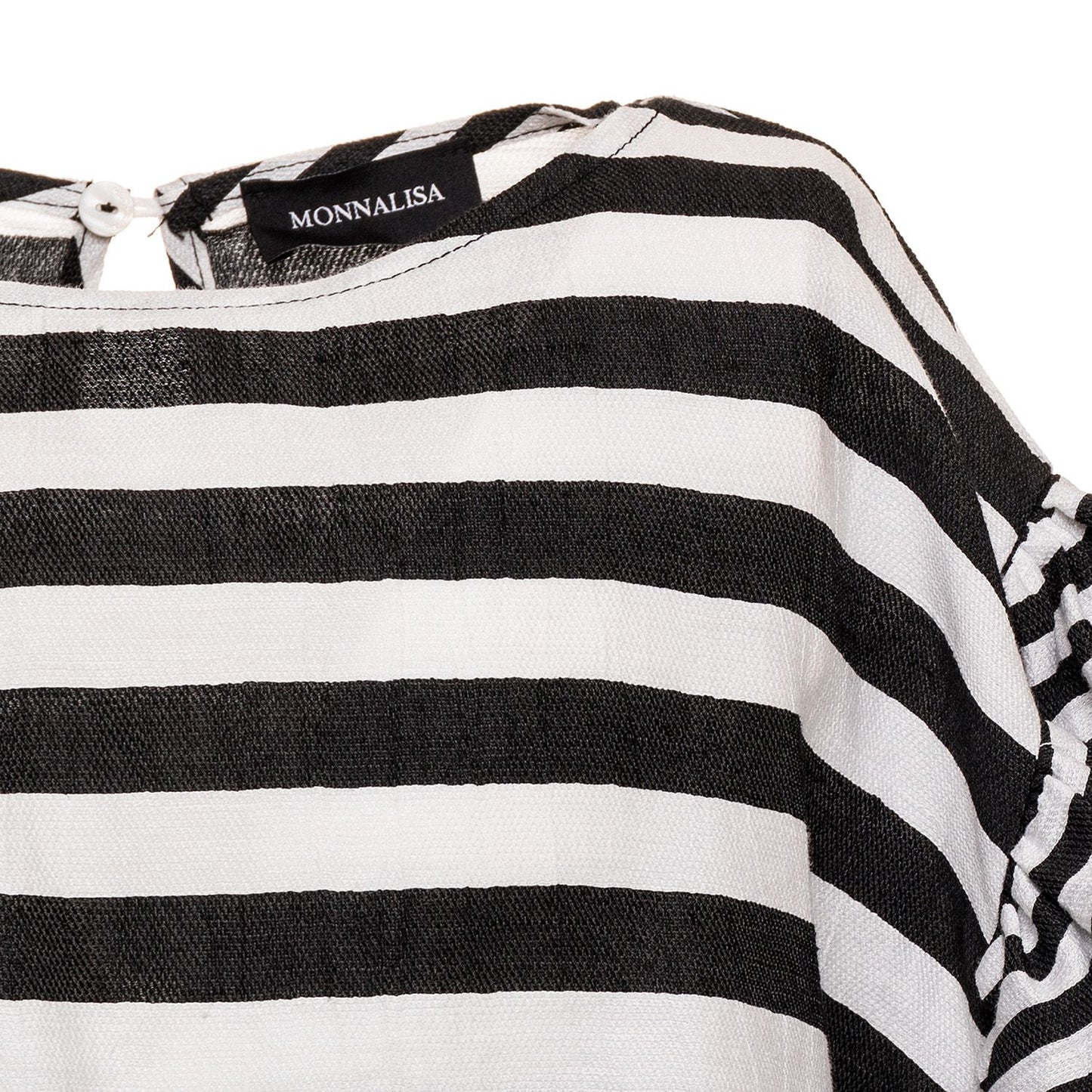 Striped piquet top