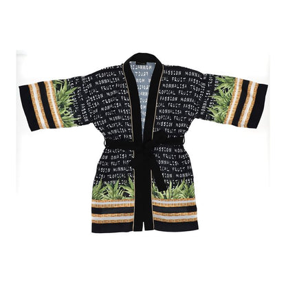 Printed satin jacket 