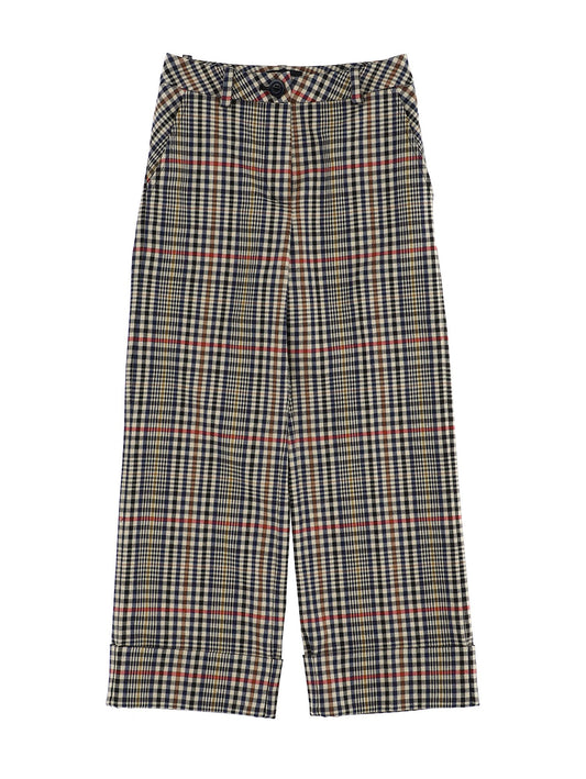 Checked trousers