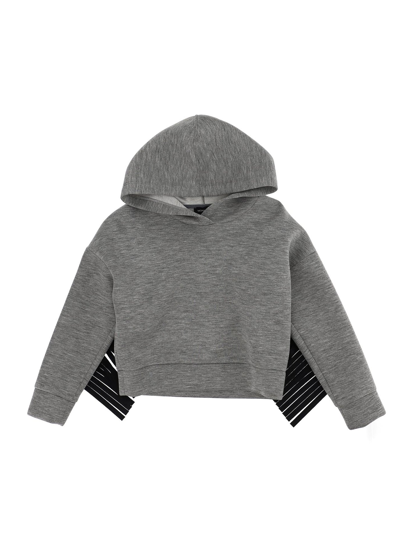 Jersey sweatshirt with fringes