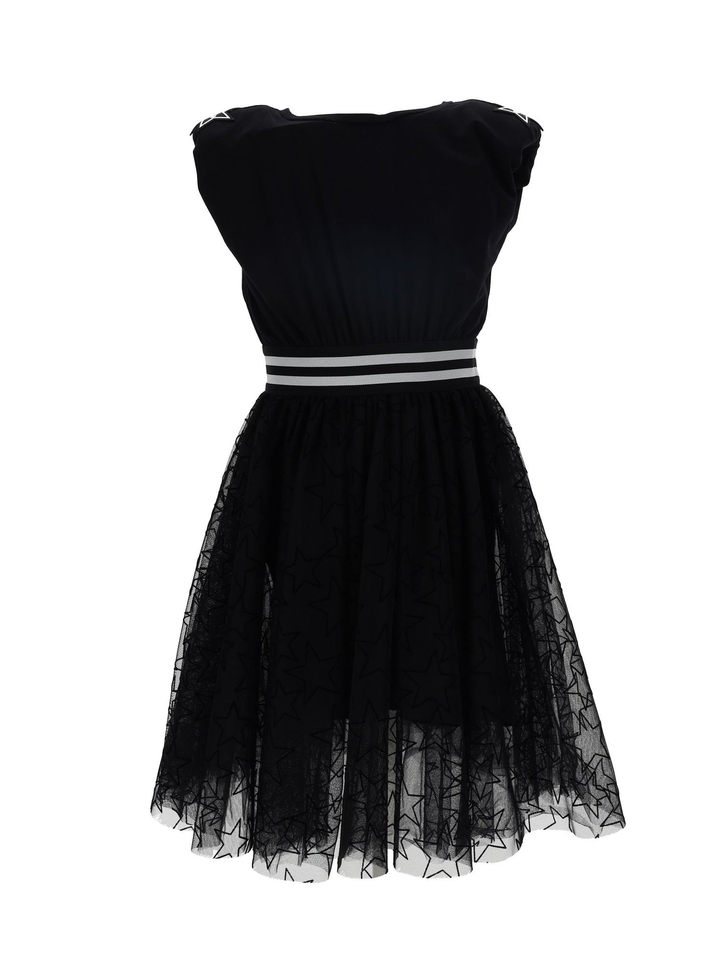 Tuta jersey stampa stelle gonna tulle