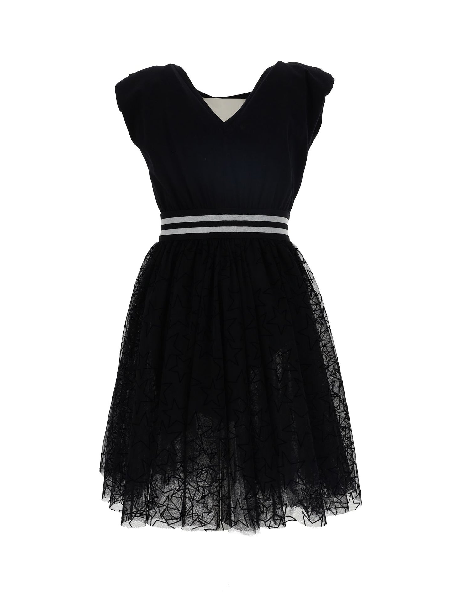 Tuta jersey stampa stelle gonna tulle
