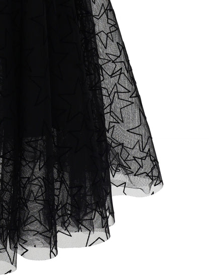 Tuta jersey stampa stelle gonna tulle