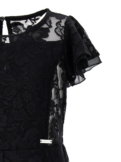 Tutina intera pizzo con shorts