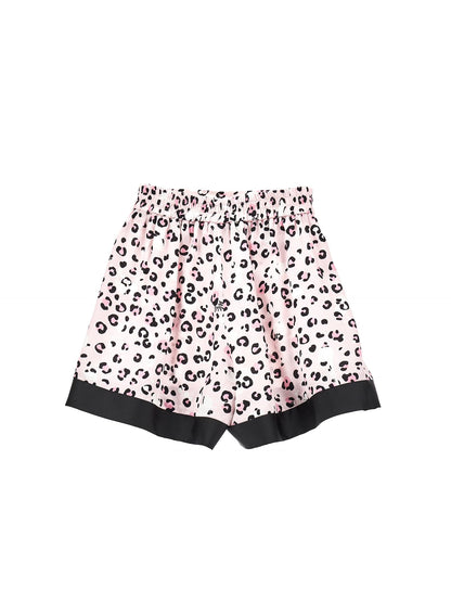 Printed viscose Bermuda shorts