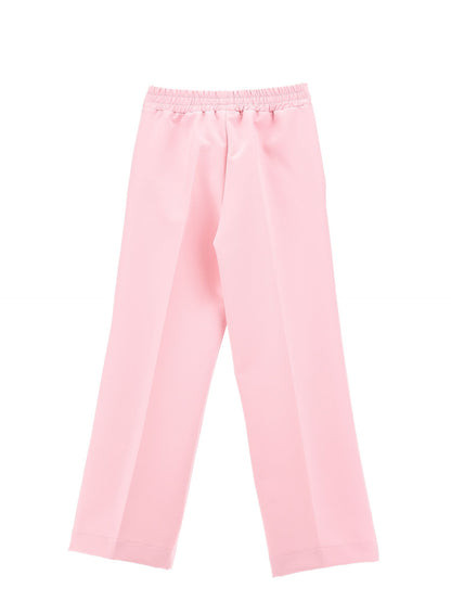 Palazzo-style crepe trousers