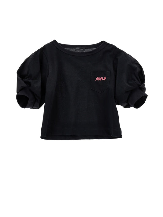 Jersey T-shirt with logo pocket