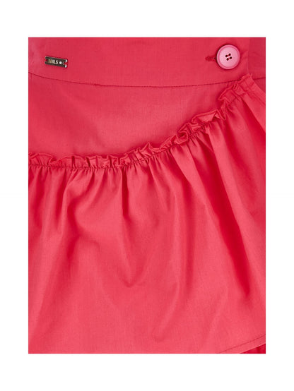 Long skirt with galettes
