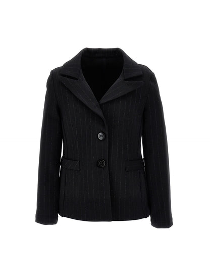 Unlined lamé blazer