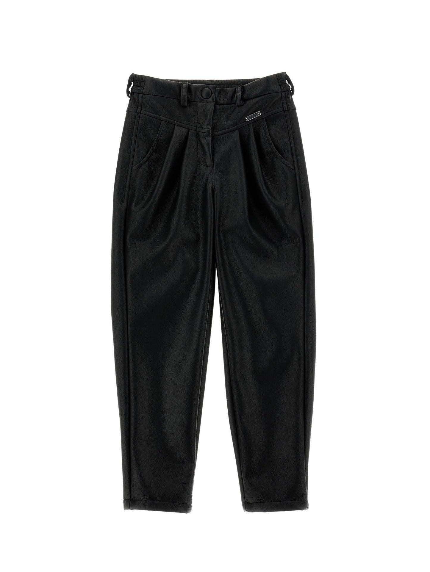 Coated fabric trousers
