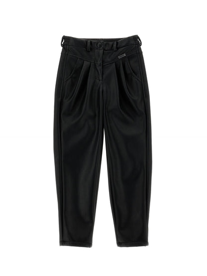 Coated fabric trousers