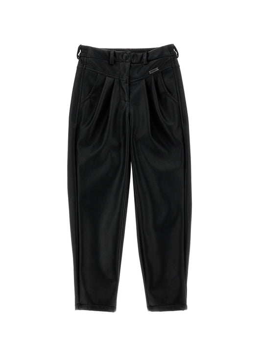 Coated fabric trousers
