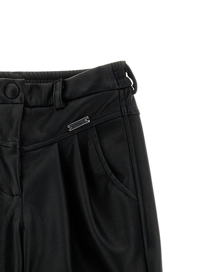 Coated fabric trousers