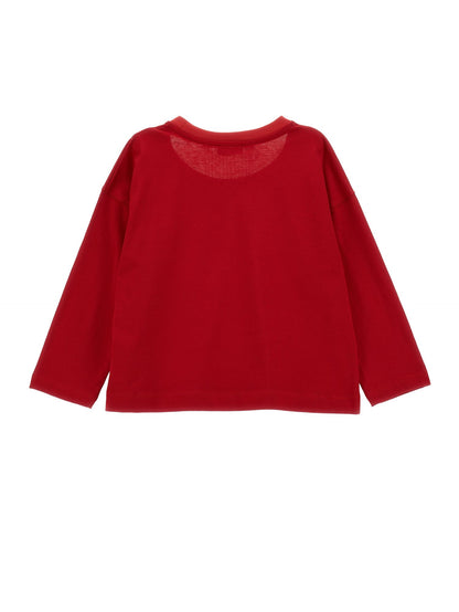 Jersey T-shirt with metallic fringes