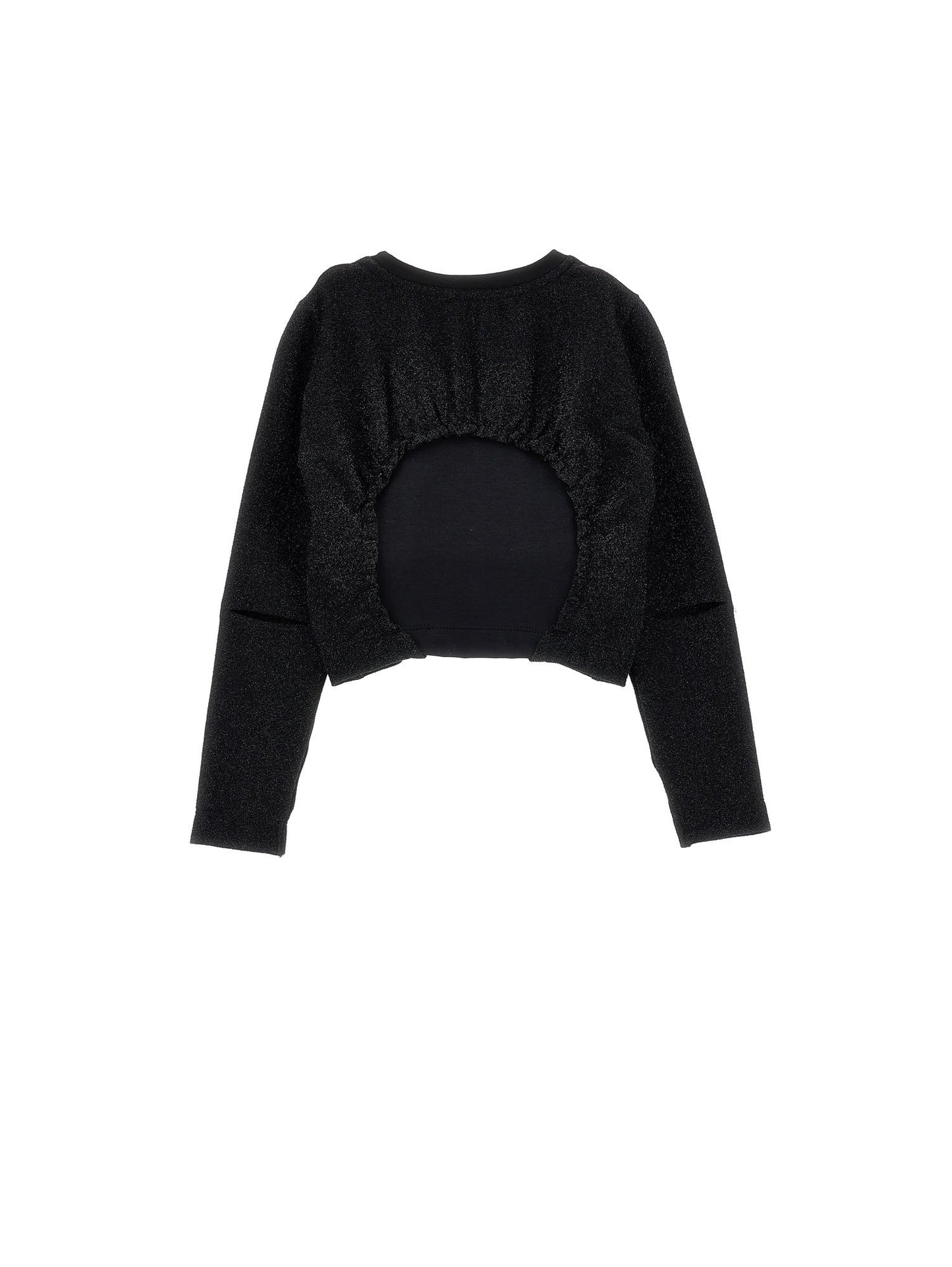 Lurex cut-out T-shirt