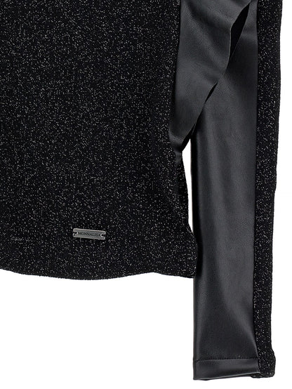 Lurex blouse with sleeves