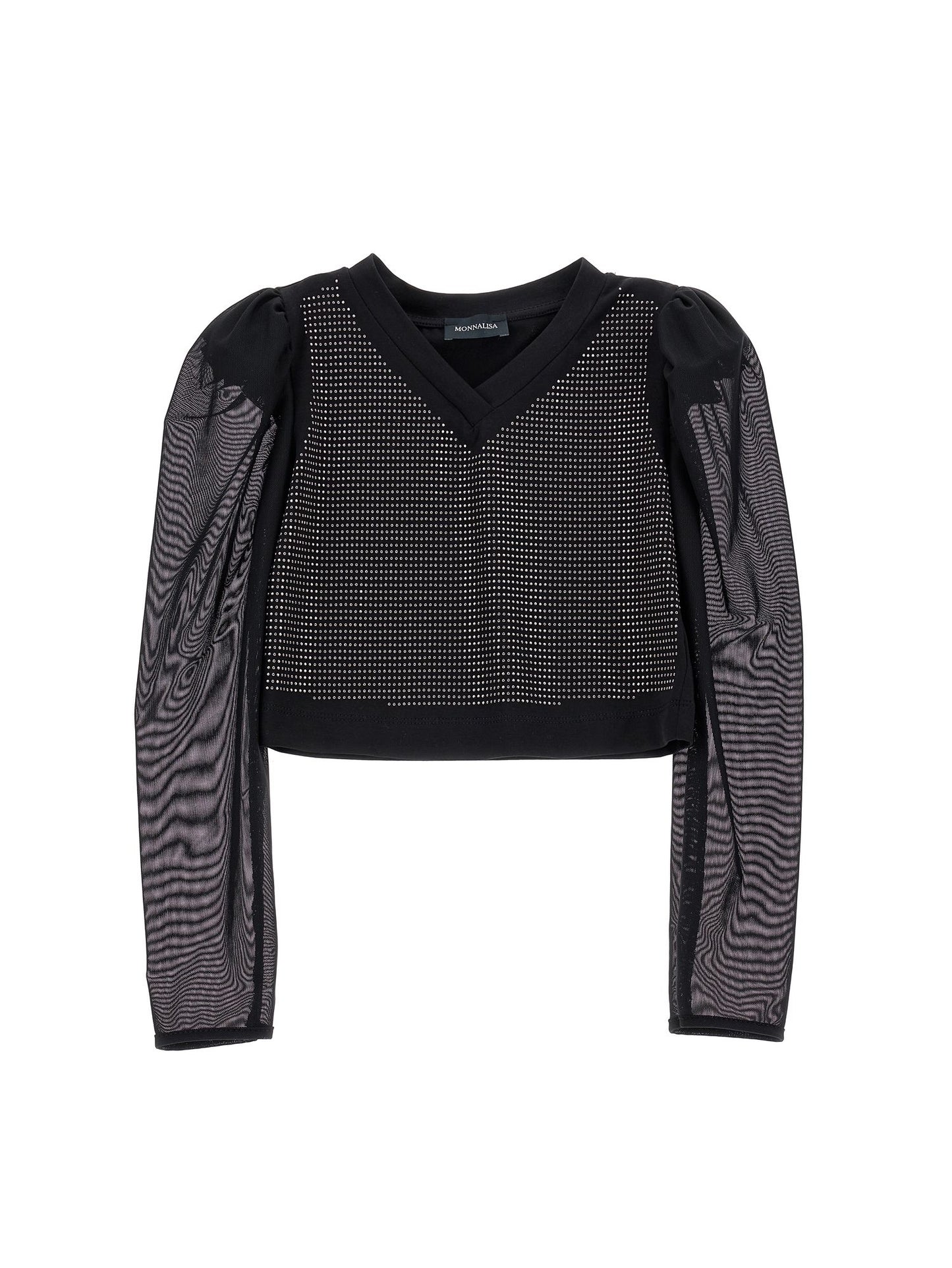 Tulle top with studs