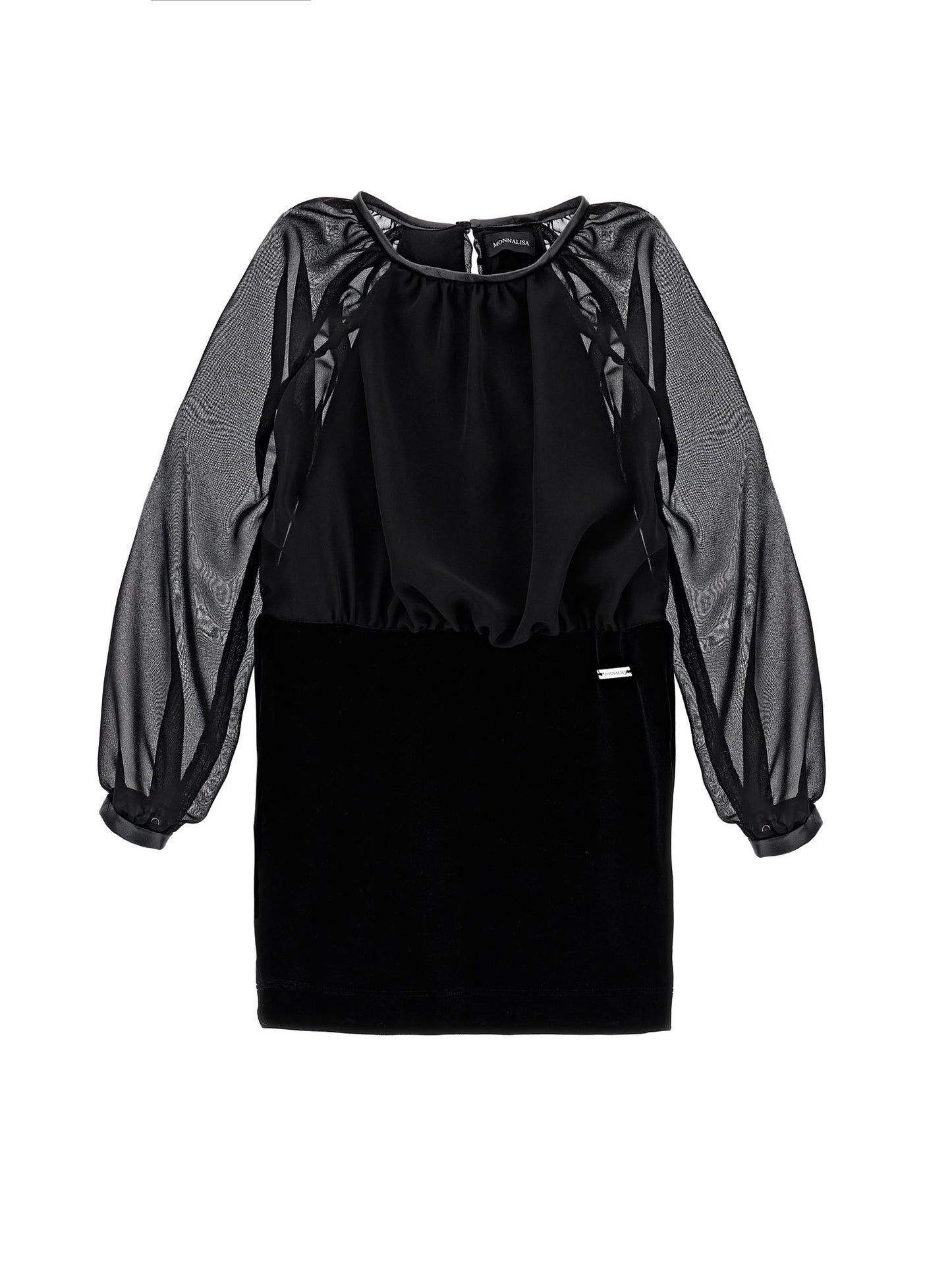Abito ciniglia e tulle