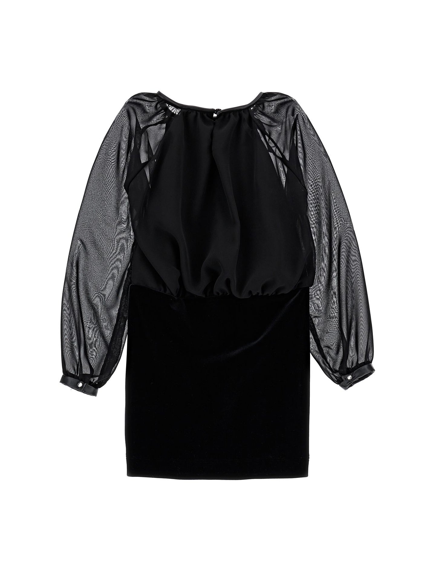 Abito ciniglia e tulle
