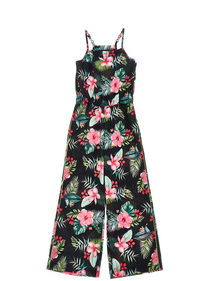 Mono de una pieza con estampado de selva