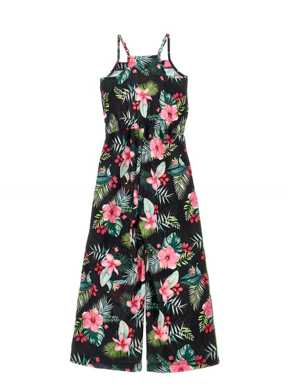 Mono de una pieza con estampado de selva