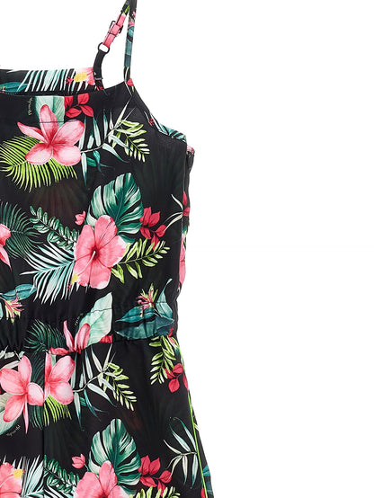 Mono de una pieza con estampado de selva