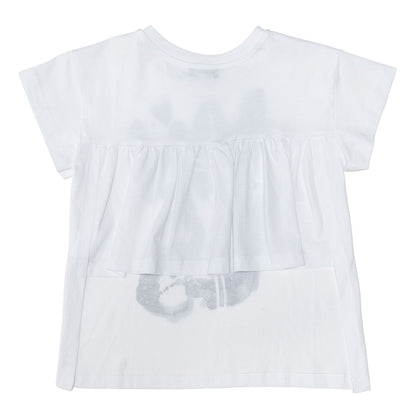 Printed T-shirt, short back