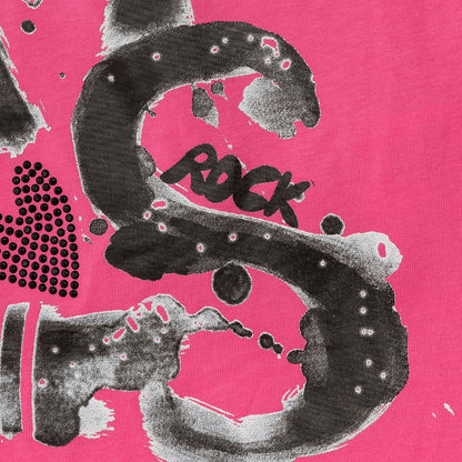 Printed T-shirt, short back