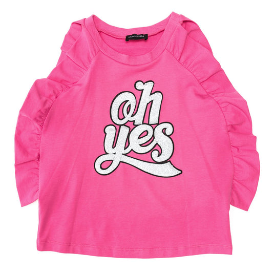 Top with ruffles and sequins