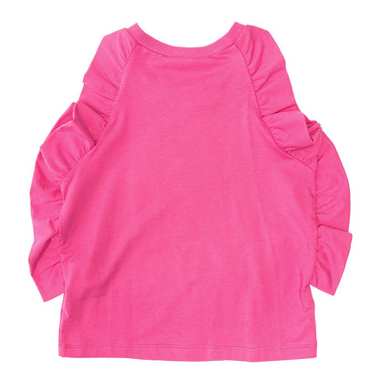 Top with ruffles and sequins