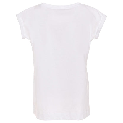 T-shirt with embroidery and sequins
