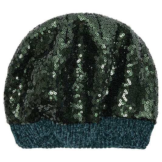 Sequin beret