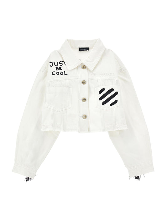 Short denim jacket