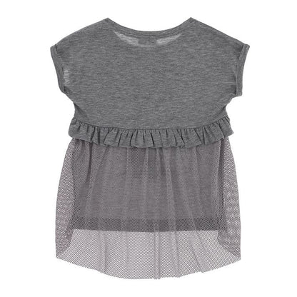 Mesh jersey T-shirt