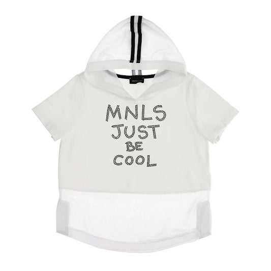 Rhinestone jersey T-shirt