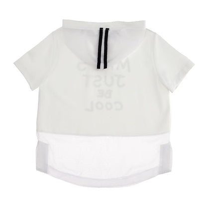 Rhinestone jersey T-shirt