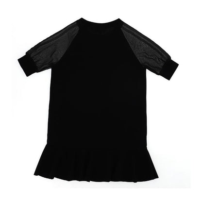 Abito jersey strass
