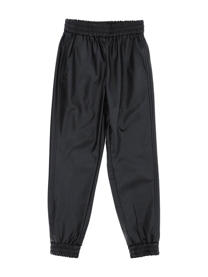 Coated fabric trousers