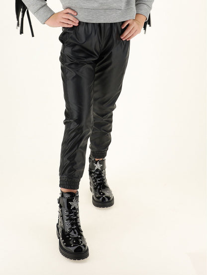 Coated fabric trousers